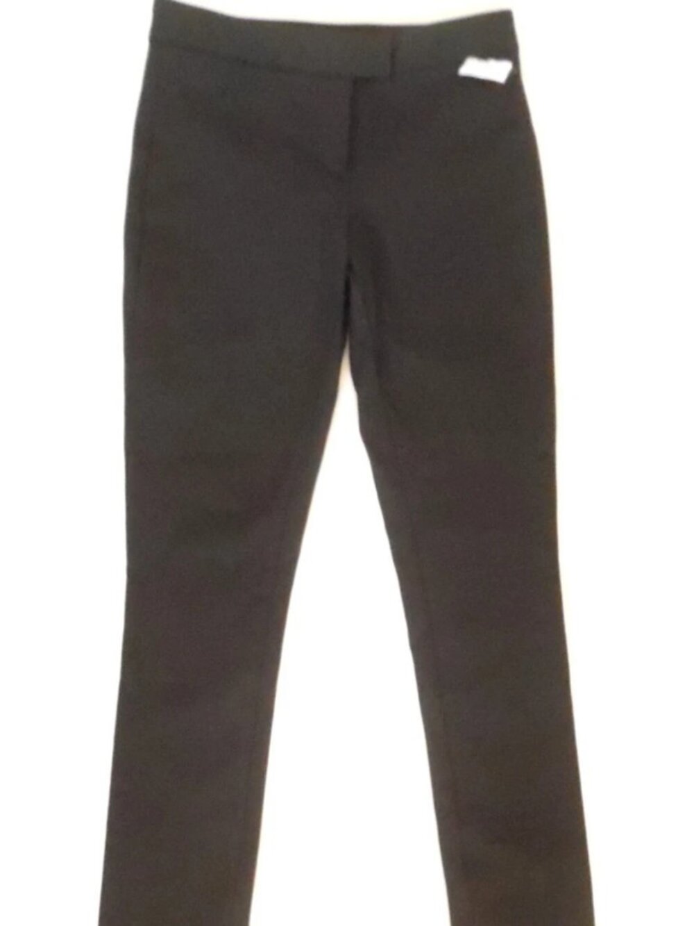 NWOT Rag & Bone Skinny Black Stretch Trouser Pants Flat Front No Pkts Zip Leg 00